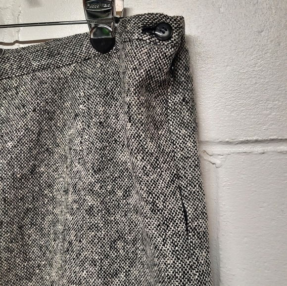 Talbots Women's Wool Pleated Dress Pants Gray Size 18 - Picture 2 of 6